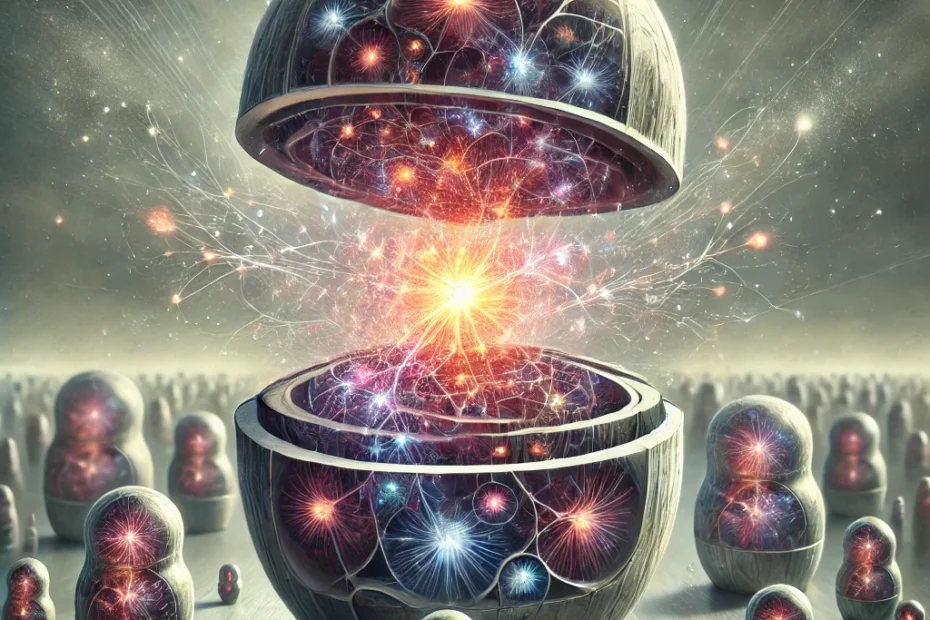 Une personnalité de poupée gigogne où les idées, les pensées structurées et déstructures s’emboîtent.