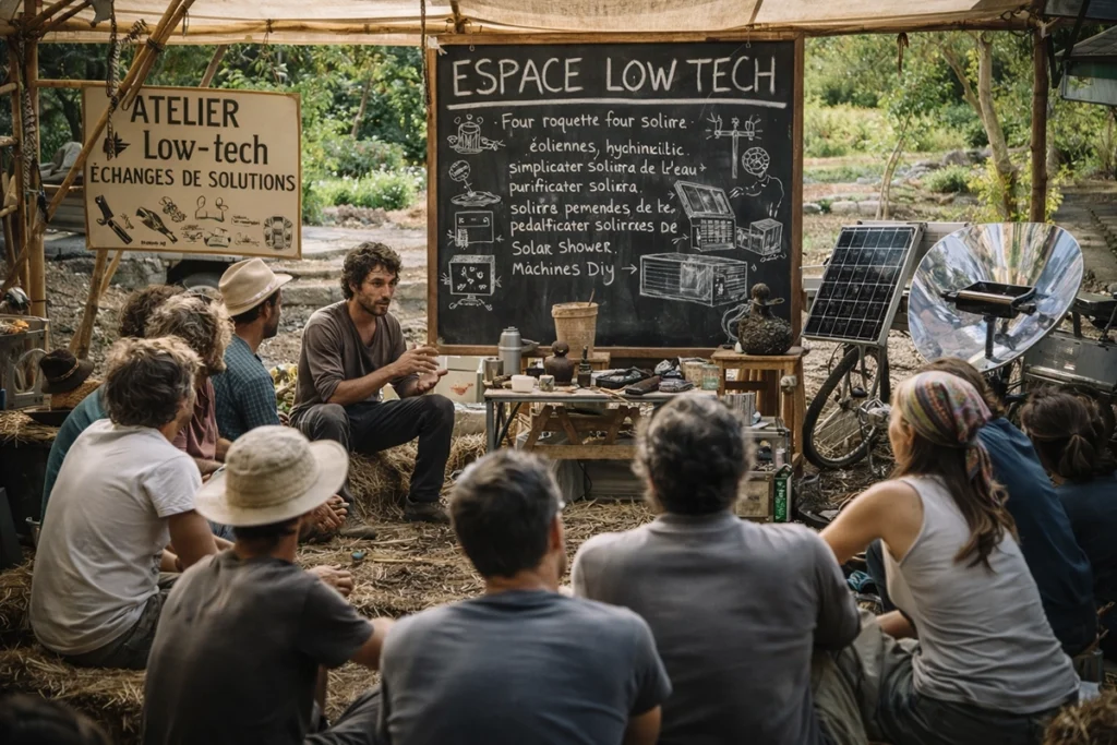 Low tech, des lieux d'échanges techniques dans les Ardennes.