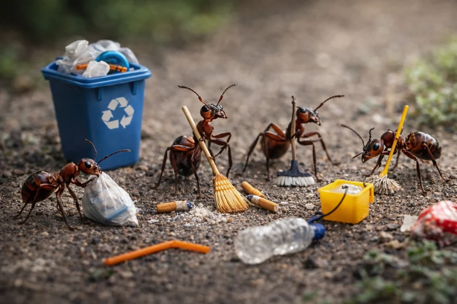 La fourmis, un outil de nettoyage, une solution écologique.