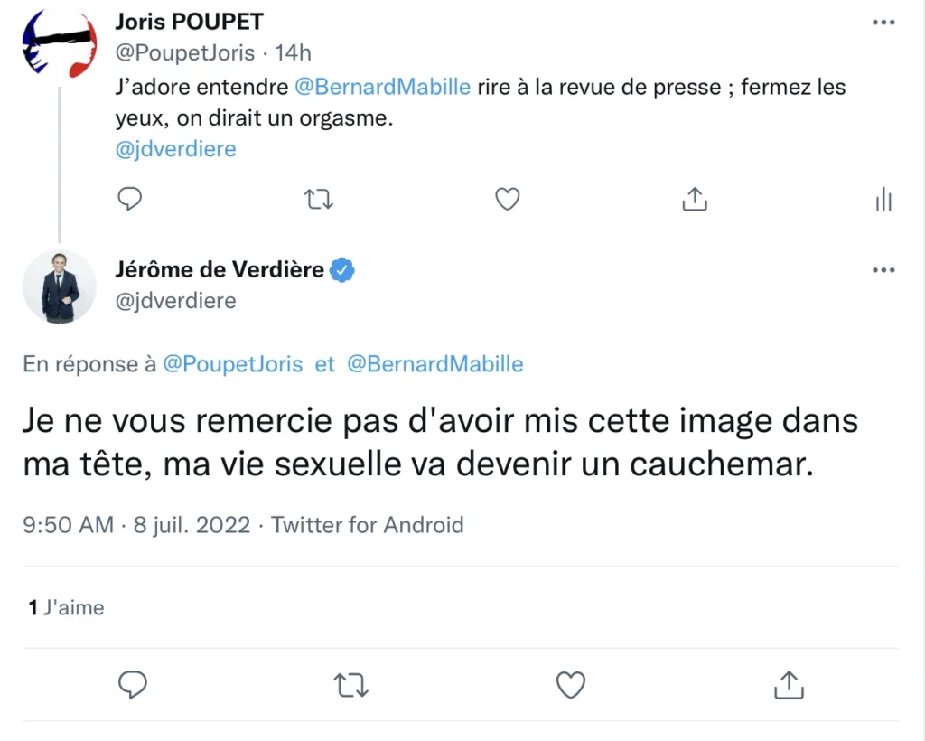 Bernard Mabille à la revue de presse.