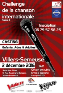 Challenge de la chanson internationale 2016 par Studio Ardennais & FC Production