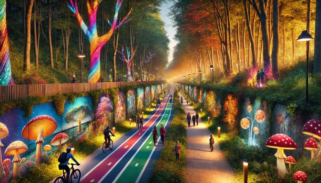 L’Art s’invite au cœur de la voie verte