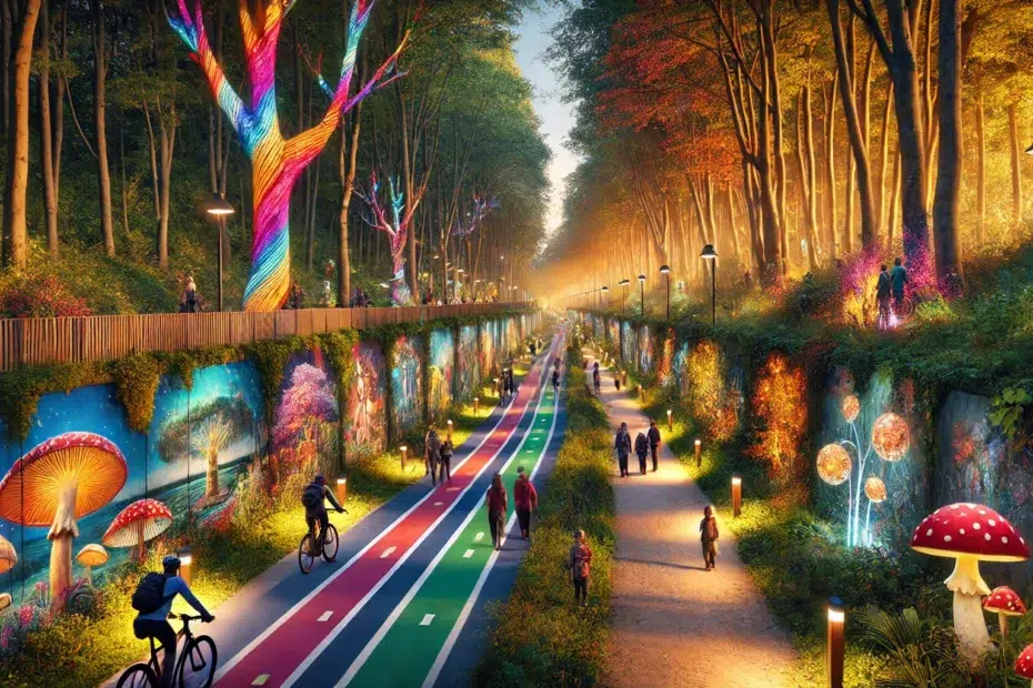 L’Art s’invite au cœur de la voie verte