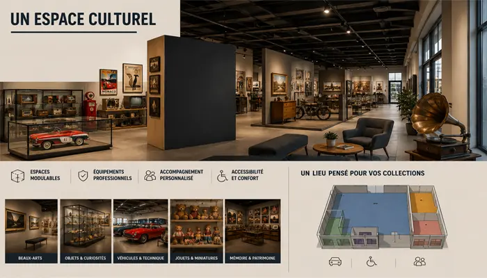 Un espace muséal capable d’accueillir des collections privées